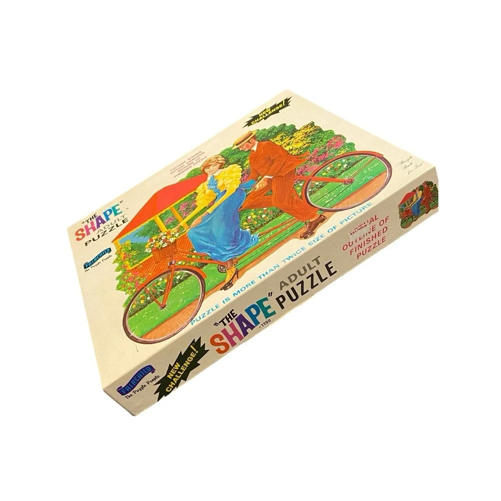 Vintage Fairchild The Shape #1790 Bicycle Built for Two Puzzle